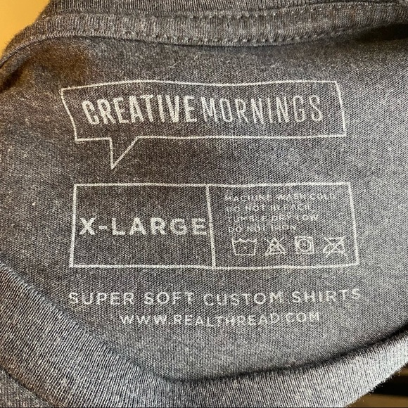 CREATIVE MORNINGS Morning Person Graphic SS Tee XL - Picture 5 of 5
